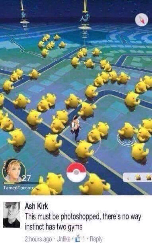 PokemonGoWorId's tweet photo. 😂 #PokemonGo https://t.co/yQ0fpuOLAW