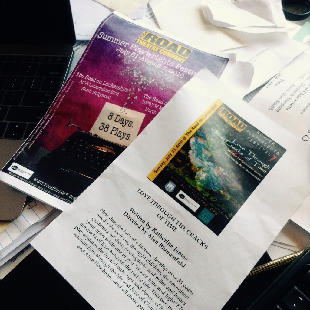 jenniewebbsite's tweet photo. Love Through the Cracks of Time by Katherine James #52playsbywomen #LAThtr #SPF7 @actlaw
https://t.co/LrAHJlgwgL https://t.co/8Wb0H2N6ij