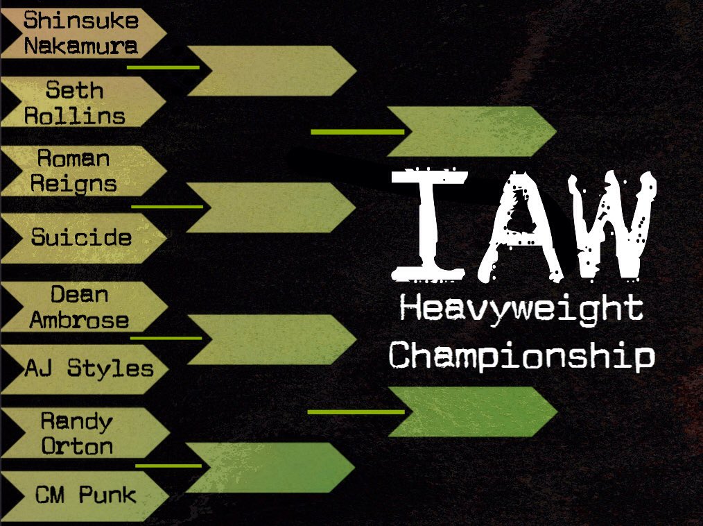 IAWForever's tweet image. The first round in a tournament for the IAW Heavyweight Championship will take place tomorrow night!
