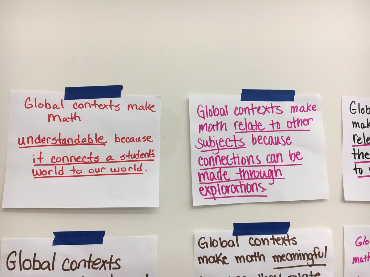 DHS_Math_Wise's tweet photo. @ibmyp Cat 2 training with my new teammates on key/related/global concepts. #weareclemente #newkid #DC #dayone https://t.co/Y7aGldWXgR