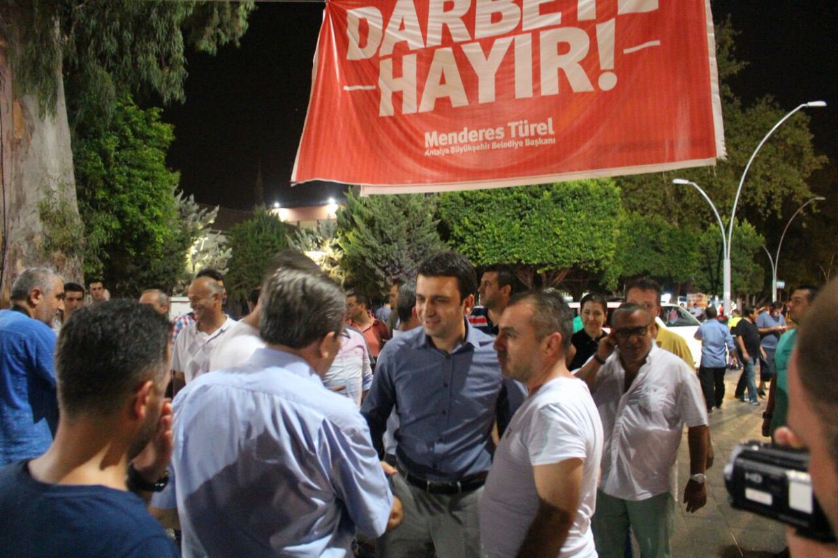 Manavgat'ta söz de karar da milletin; millet kendi kararına, evlatlarına sahip çıkıyor...