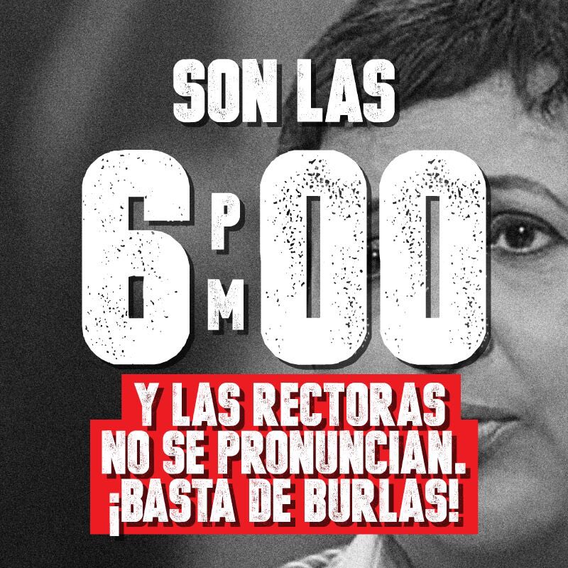 6:00 pm #CNEAflojaLaFecha