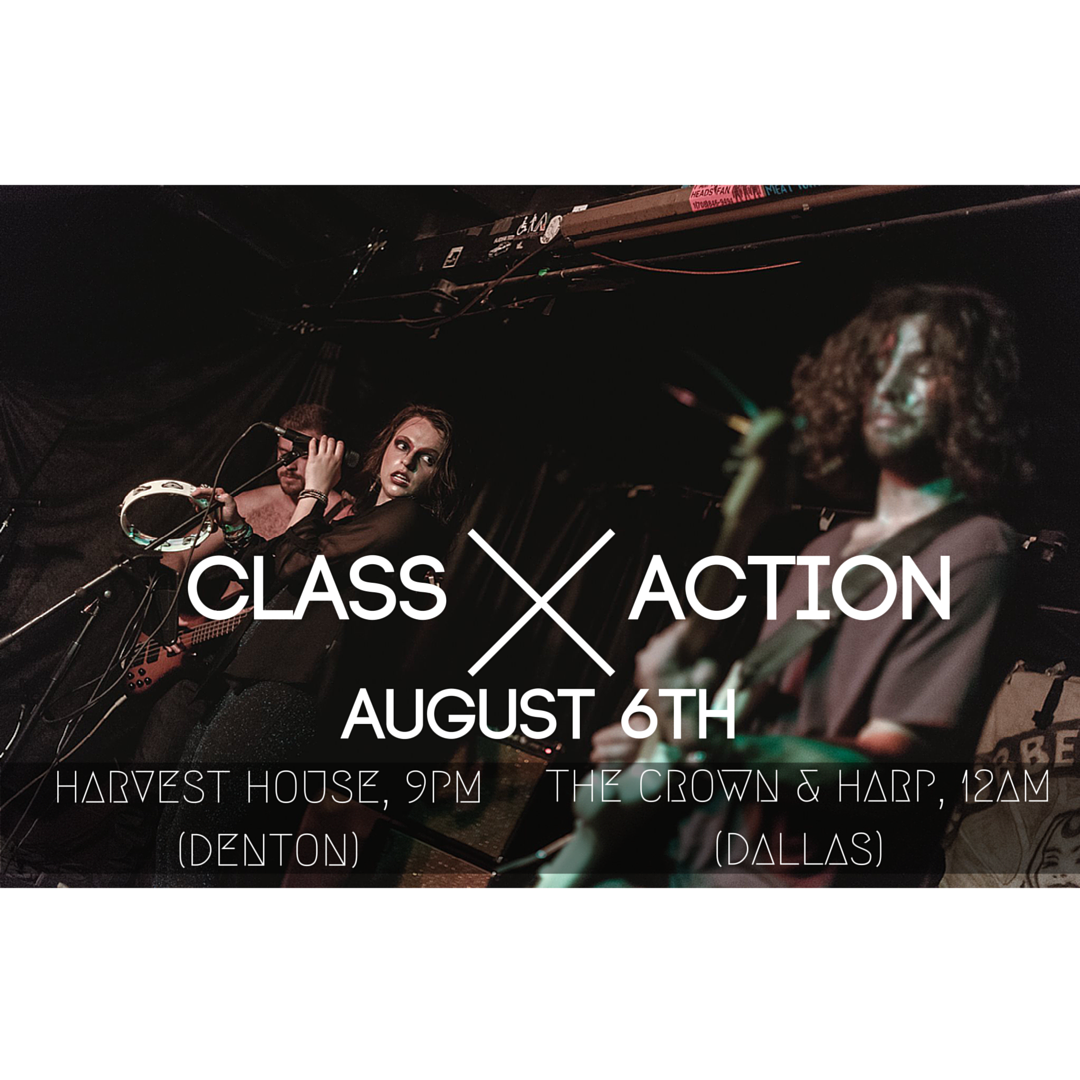 classactiondtx's tweet photo. Two shows this Sat. 08.06 at @HarvestHouseDTX w/ @heavyglowmusic + @TheCrownAndHarp w/ @SunrisePilots Come hang :) https://t.co/upO8dlNijG