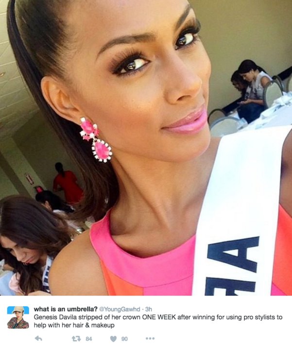 ajplus's tweet photo. #MissTeenUSA won’t lose her crown after tweets surfaced showing her using the n-word. Compare that to these women: https://t.co/jrMhD8eq5a