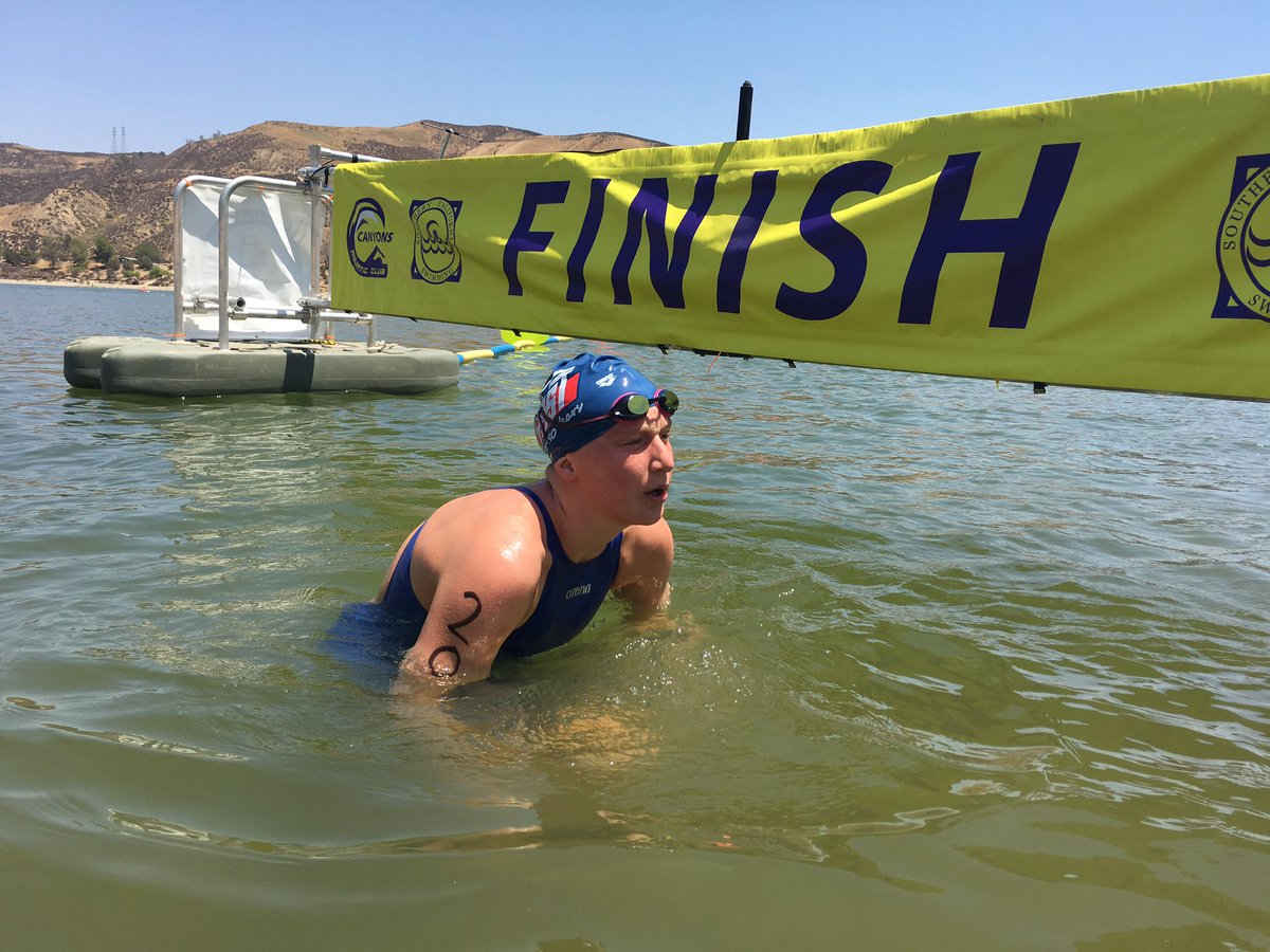 h2openplus's tweet image. Nicole Salladin of FAST earns trip 2 @USASwimming Open Water National Champs w/win in Western Zone 5K @swimswamnews