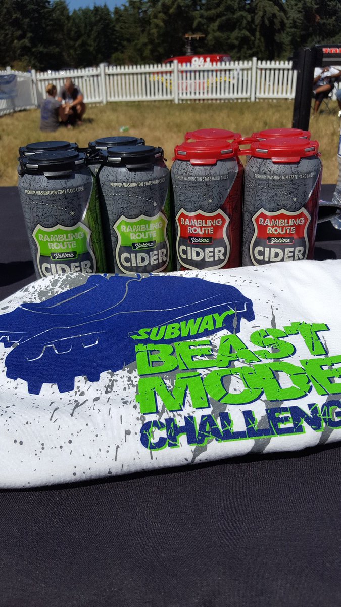 #WeekendWarriors  head back to the office on Monday. #pnwl #drinkcider #beastmode #run