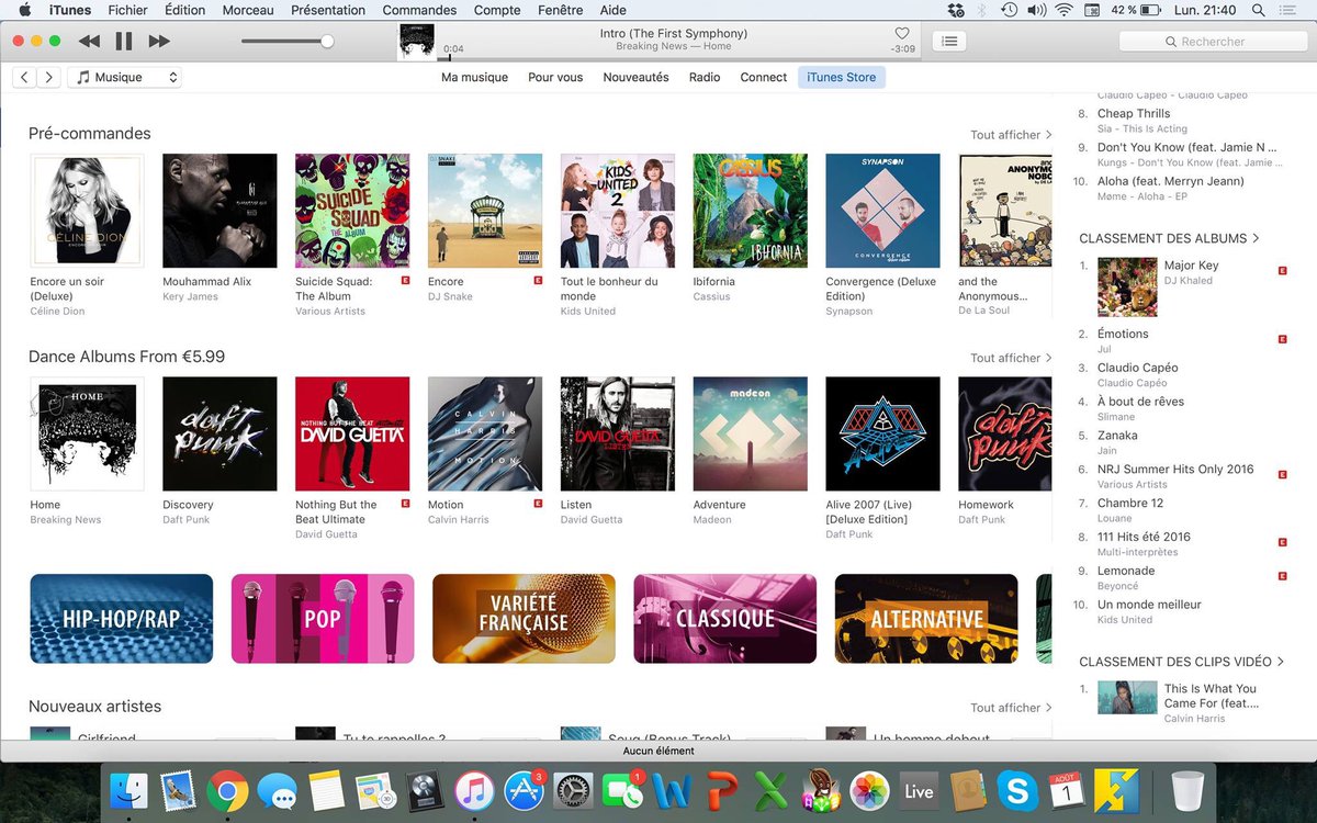 Headlining iTunes!!