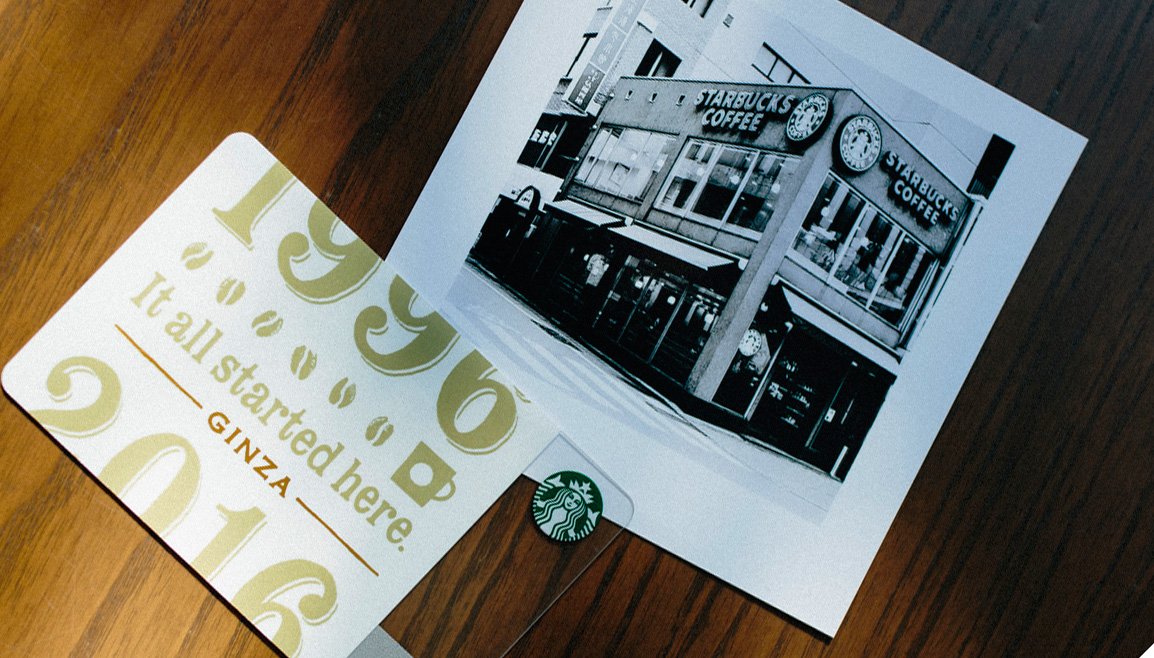 Starbucks_J's tweet photo. 20年前の今日、銀座松屋通りにスターバックス日本1号店がオープンしました。みなさま、これまでありがとうございます。そして、これからもどうぞよろしくお願いいたします。 https://t.co/c6xxGhKfky https://t.co/KZ8GylPXqC