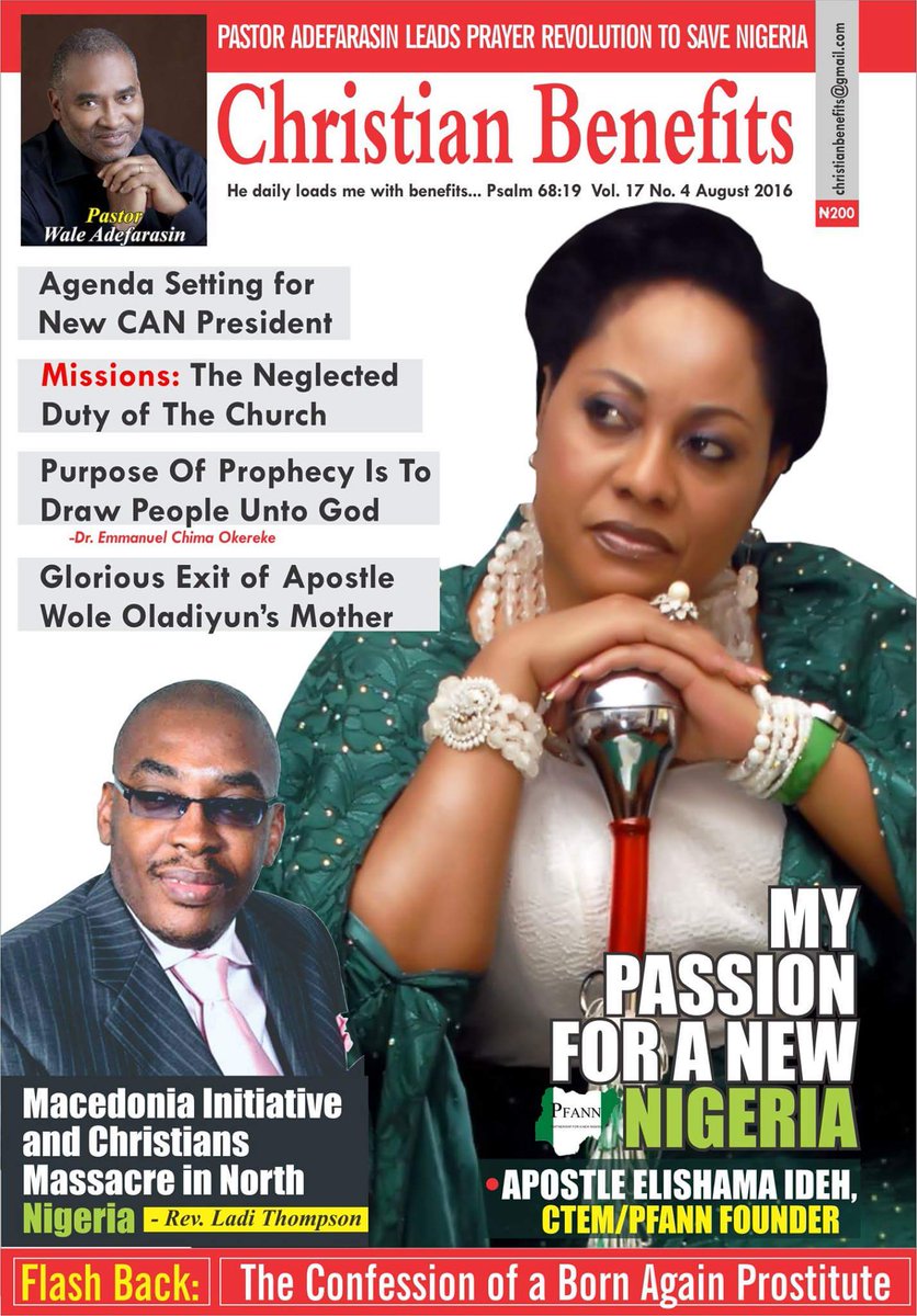 PFANNGR's tweet photo. Christian benefits magazine for month of August.Grab your copy.. https://t.co/SVAmrOcGz8