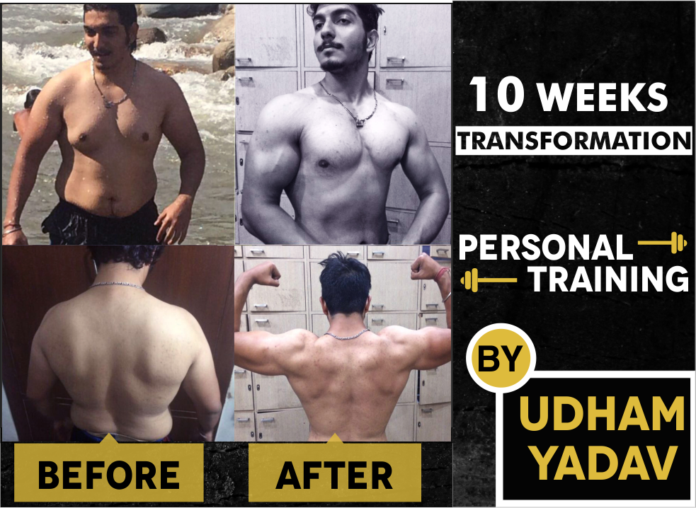 theudham's tweet photo. Another #transformation goes out to Siddharth , who lost over 60 lbs in just 10 weeks! Congratulations. #TheUdham https://t.co/E05wjzJTyH