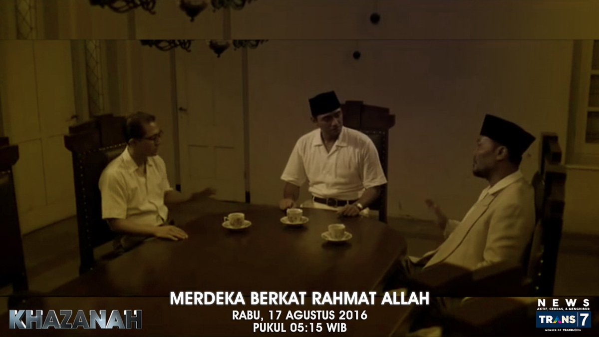 7_khazanah's tweet photo. Assalamu'alaikum Wr. Wb. @7_khazanah  hadir dengan tema "Merdeka Berkat Rahmat Allah" pukul 05:15 WIB @TRANS7 https://t.co/wEAgd1UMHh