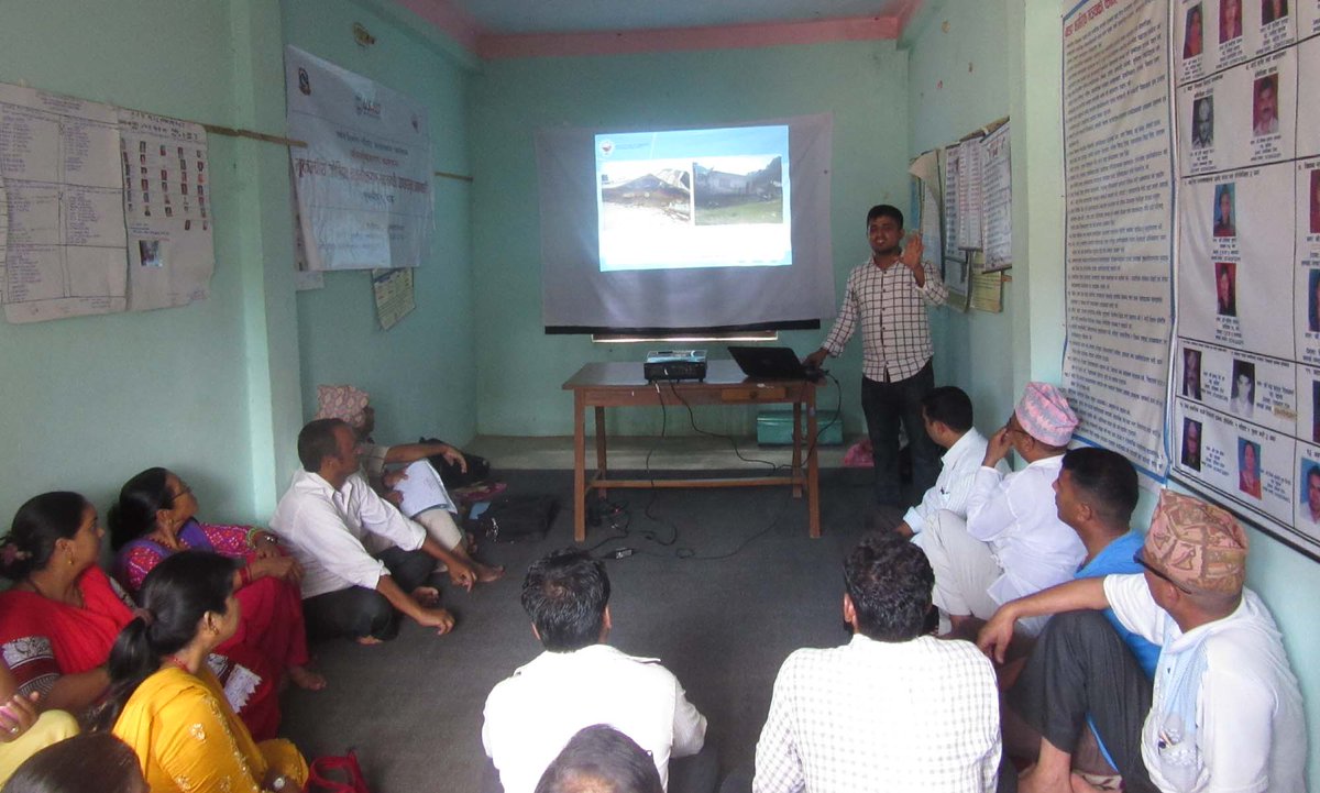 shovakar_p's tweet photo. #Orientation on Earthquake Risk Mitigation @ ward 5 ,Tulsipur Municipality #NSET #BCIPN @Safer_community https://t.co/6vqYUELYEt