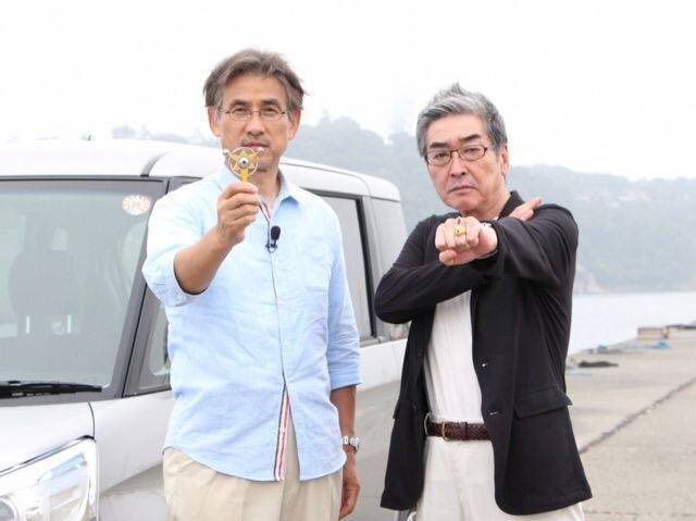 ウルトラマンタロウ：東光太郎役の篠田三郎さんとウルトラマンレオ
