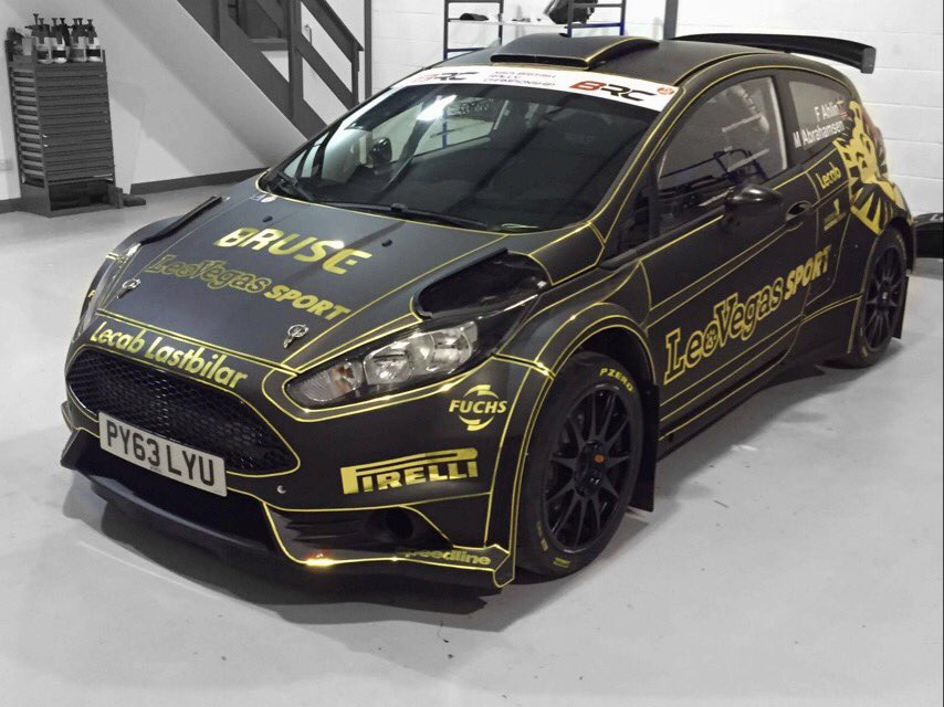 FredrikAahlin's tweet photo. Boom! Here is the new costume for my #leovegas Fiesta! Big thanks to @grafixsigns @MSA_BRC @RallyingUK @UlsterRally https://t.co/ORvVYEvhqz