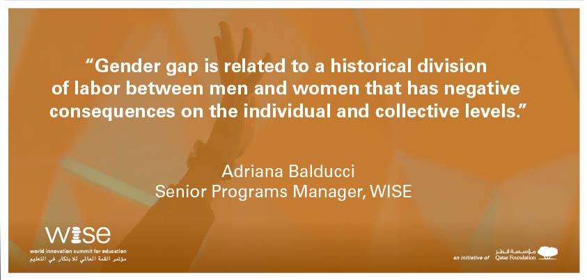 Exploring the consequences of #gendergap for #education &amp; society with <a href="/adribalducci/">Adriana Balducci</a> bit.ly/2aW5u8l