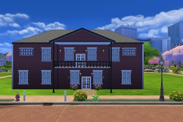 pixiepennypixie's tweet image. I just shared the Estate Home Lot on #TheSims4 Gallery!