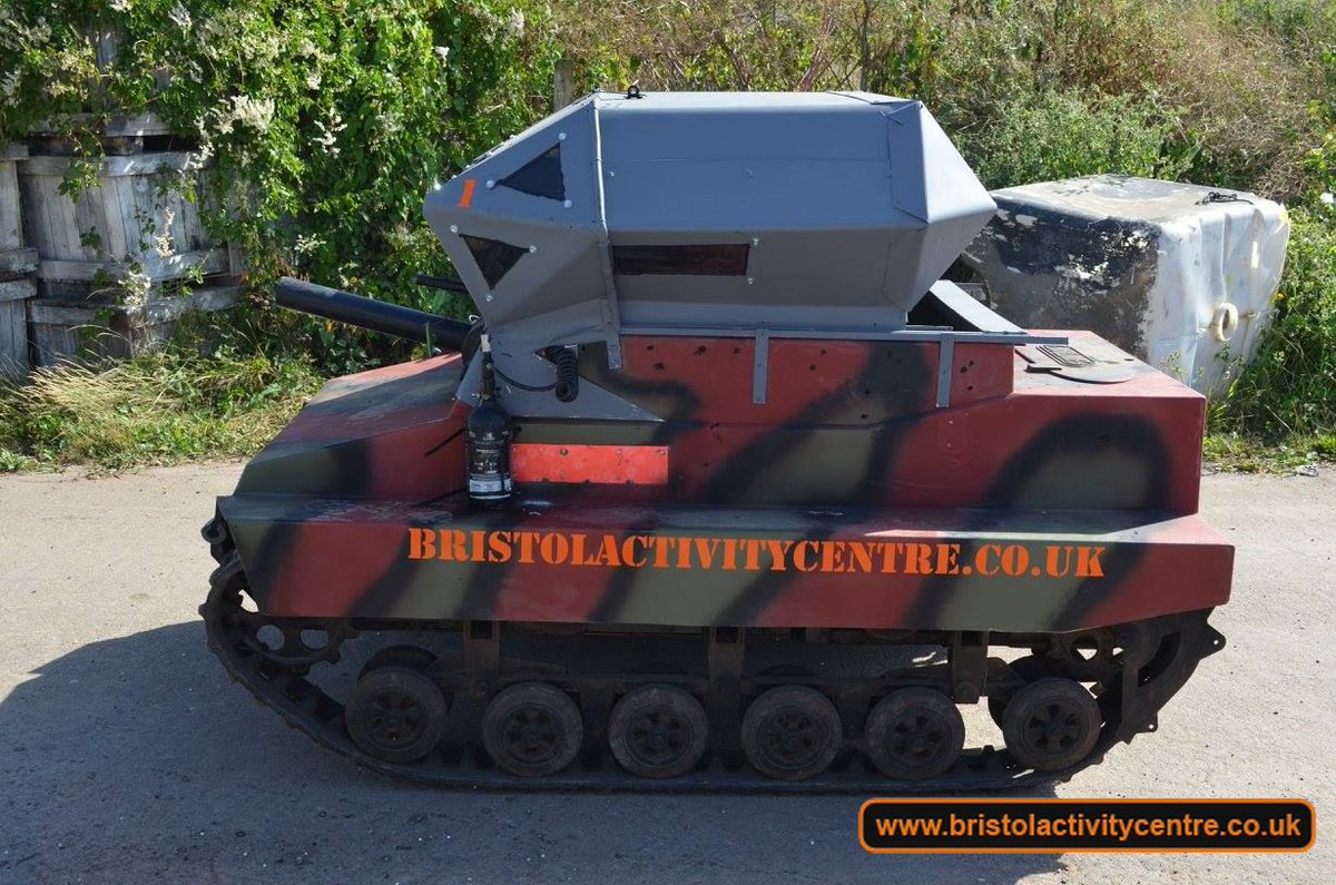 BristolActivity's tweet photo. Check out this funky bad boy! #MiniTank #Paintball #Bristol #CribbsCauseway #SkirmishBristol #OutdoorActivityCentre https://t.co/WSpYKrGh0O