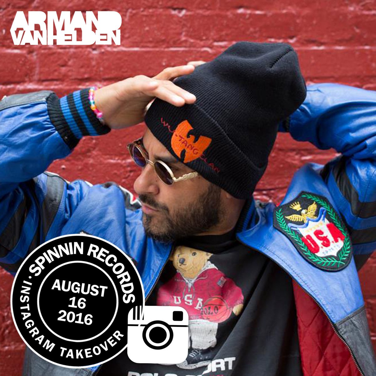 EMF2017's tweet photo. Armand van Helden is celebrating his latest release by taking over our Instagram account today, don't miss it! https://t.co/iYZ3zpJLgn