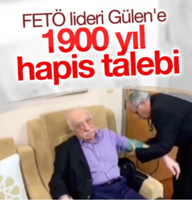 Uşak Başsavcılığı FETÖ için 1900 Yıl Hapis Cezası İçin Başvuru Yaptı..

Sizce Hapis mi?
İşkence mi ?
İdam mı? 
🤔🤔