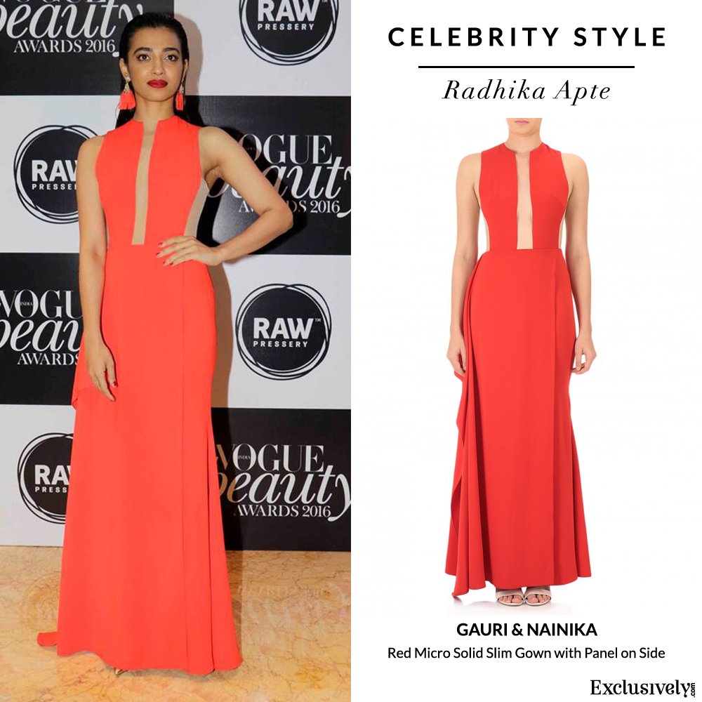 ExclusivelyCom's tweet image. Shop Radhika Apte's gorgeous outfit by Gauri &amp;amp; Nainika here: goo.gl/f89ASv
#Exclusively