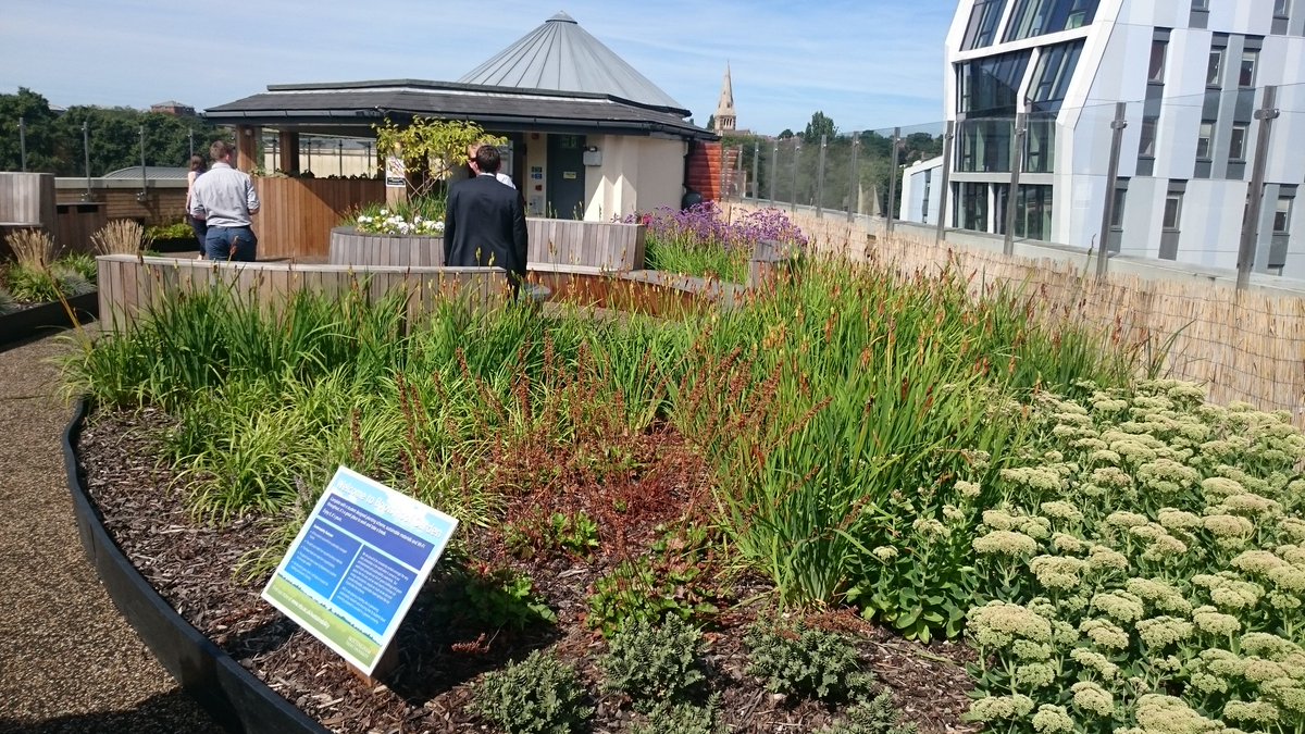 TheEAUC's tweet photo. Exploring @TrentUni @NTUEnvironment greening the city project on campus and a day spent discussing the #lifeindex https://t.co/dO4Rfa5YTu