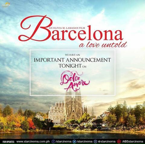 DevoteesGENSAN's tweet photo. Stay tuned for #BarcelonaTheBigAnnouncement, Drés! 😉 @StarCinema 

#PushAwardsKathNiels https://t.co/LVQwgc9TmX