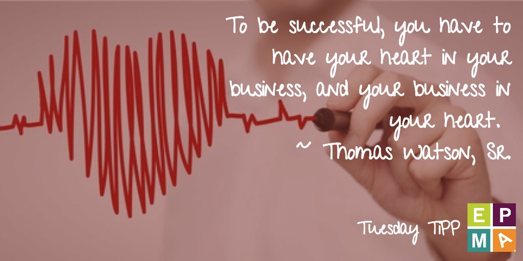 epmainc's tweet photo. Put your heart, mind, and soul into even your smallest acts. This is the secret of success. #TuesdayTiPP https://t.co/NiNuLEUzck