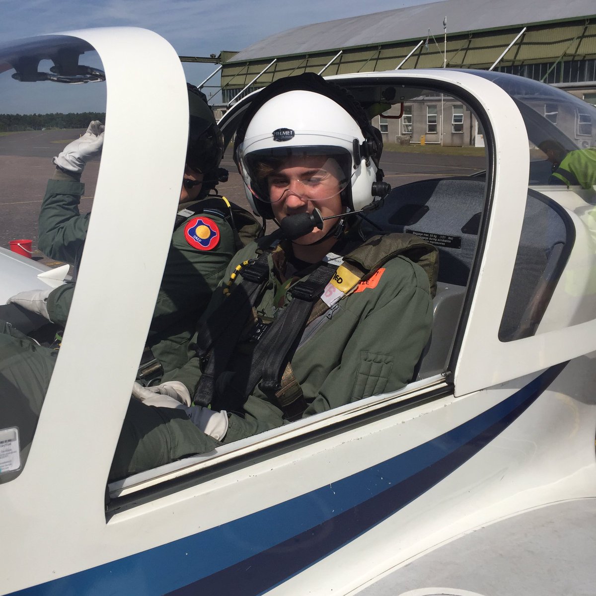 1st time flyer ready for action