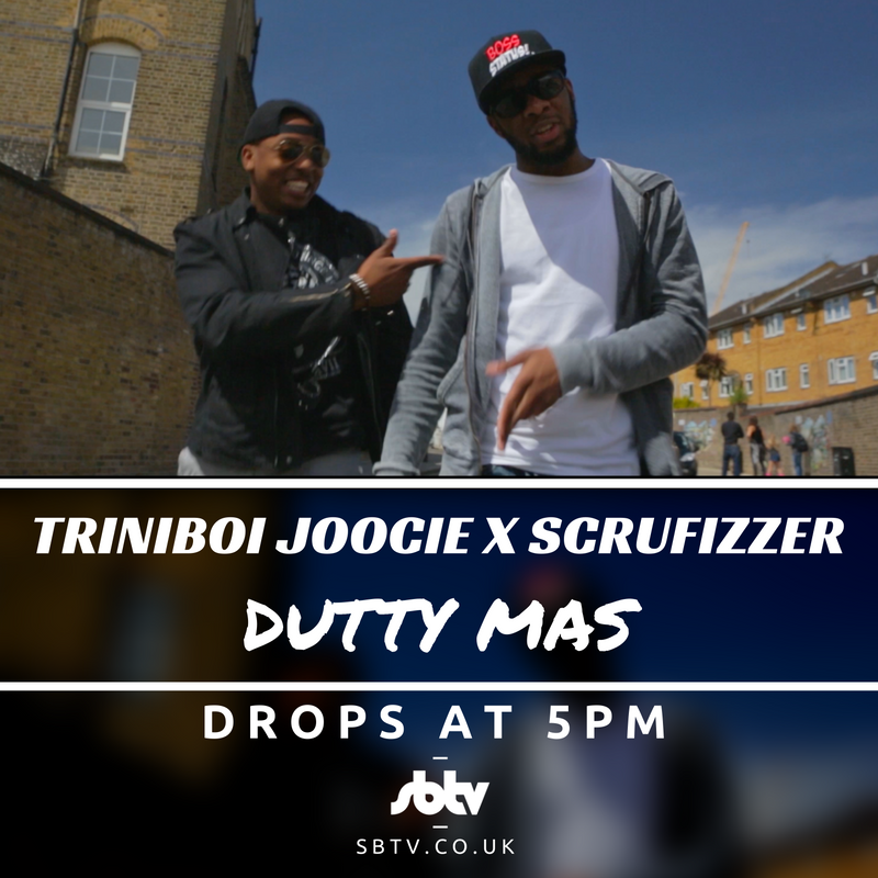 .<a href="/TriniboiJoocie/">Triniboi Joocie</a> &amp; @SCRUFIZZER are bringing the carnival vibes at 5PM!! 💃🎉

You don't want to miss this one! 😎