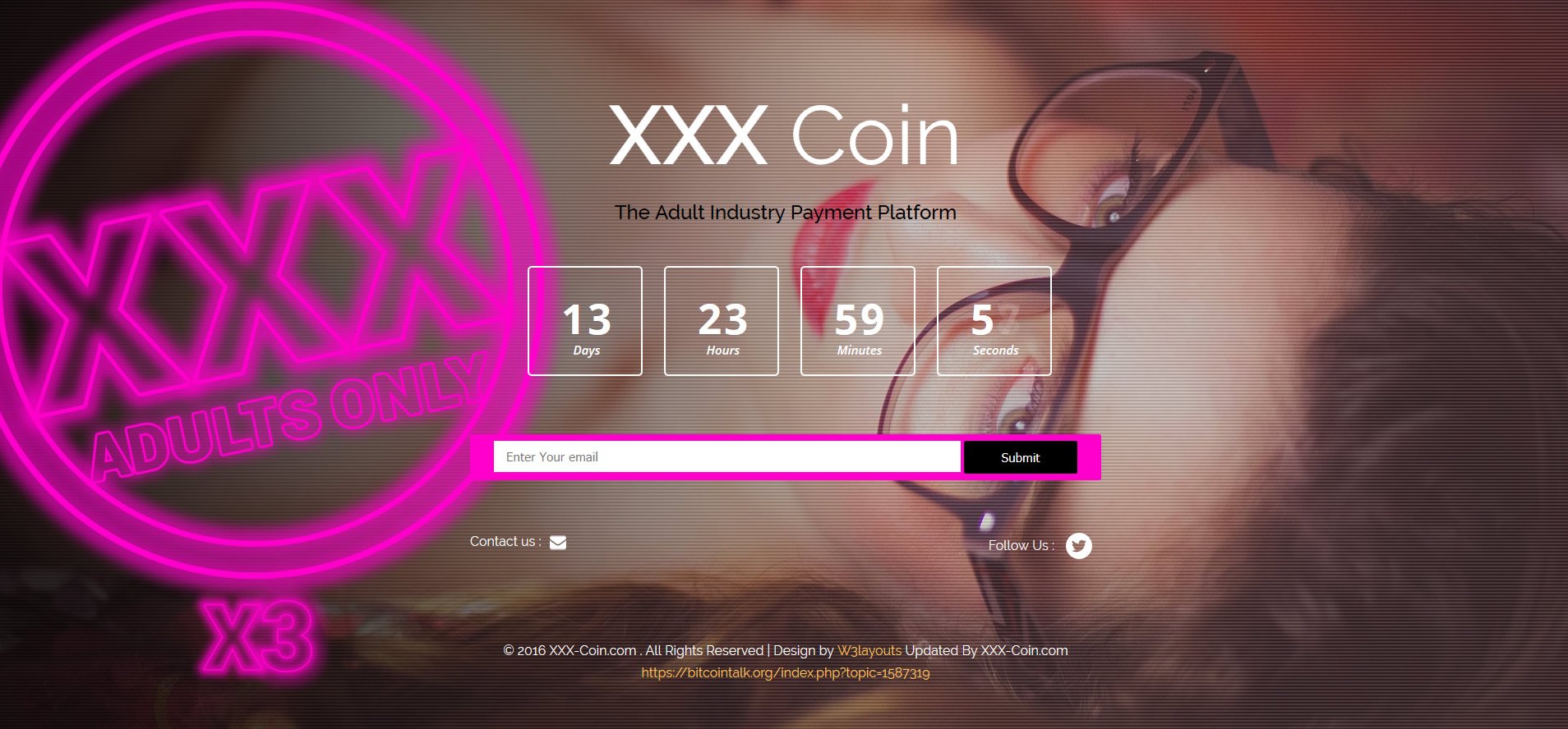 XXXCoin X3 on X: XXX web holding page in place - t.copaEKz1nRRt !  t.coZOwzdYzBhQ  X