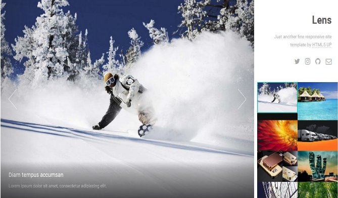 Sourcecodeguru's tweet image. #Lens is  finely crafted minimal #HTML template for creative professional
#free #download at goo.gl/iccRRe