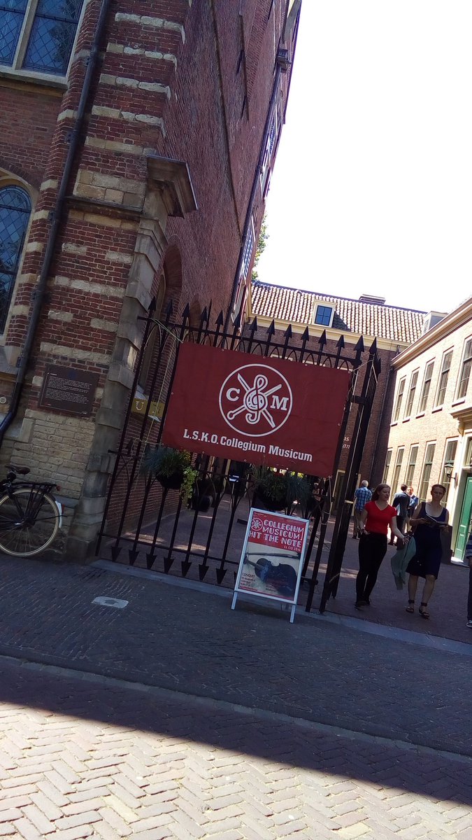 Tot straks bij de concerten om 15.30 en 16.30 in het Academiegebouw #elcid2016 #leiden #lskocollegiummusicum