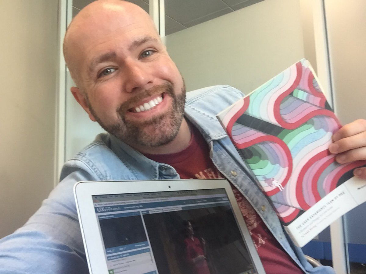 It's another <a href="/UXoverLunch/">UXoverLunch</a> right now. Today we are watching <a href="/leahbuley/">Leah Buley</a> taking about #TheUXTeamOfOne #UX