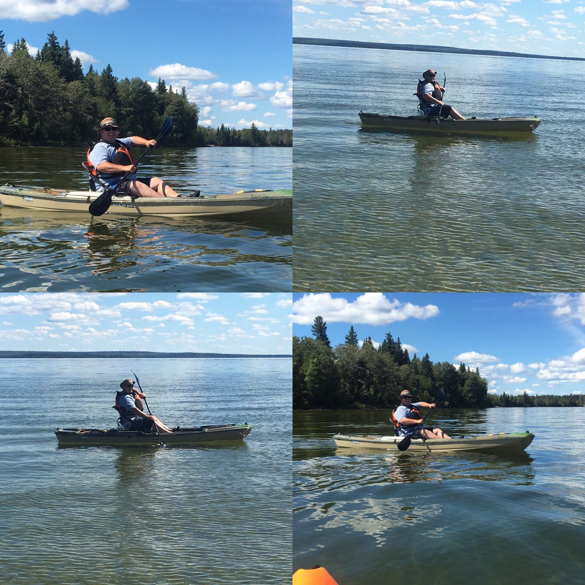 Cap_it_Regina's tweet photo. Enjoying the beauty of #northernsaskatchewan, Candle Lake in the #catch120 by #pelicankayak #becauselifesanadventure https://t.co/2hUsfu0SNW