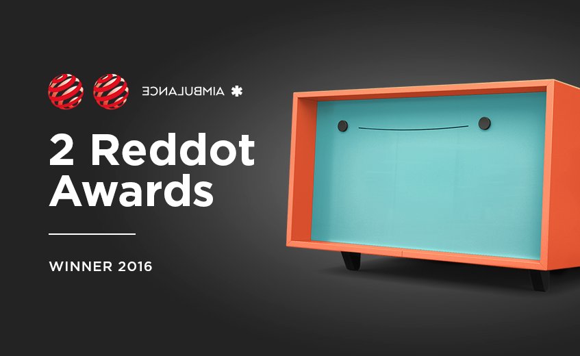 We are the winners of the Red Dot Award: Communication Design 2016! Read more -site.aimbulance.com/articles/artic…
