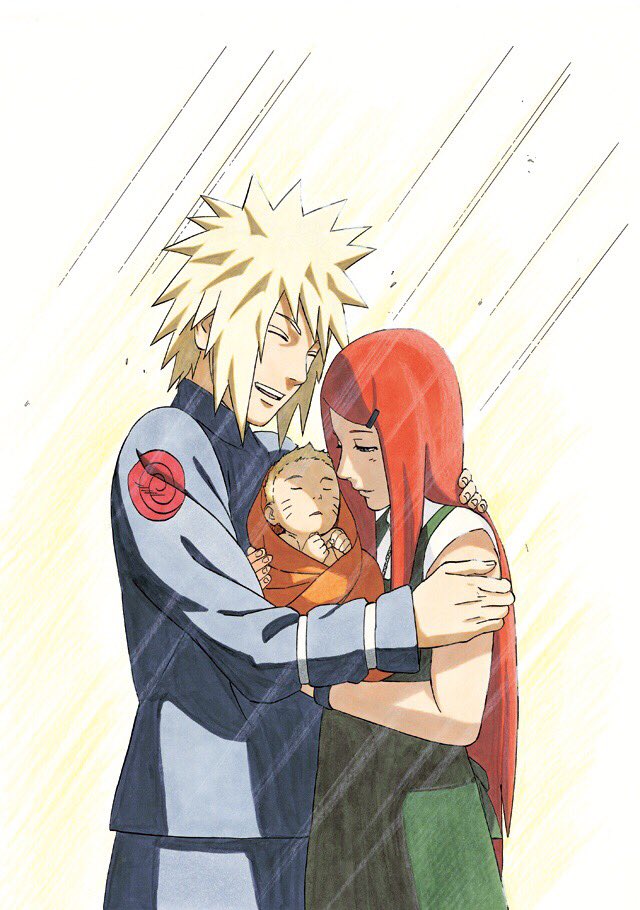 Naruto S Picture Naruto ナルト ミナト クシナ 家族の愛情