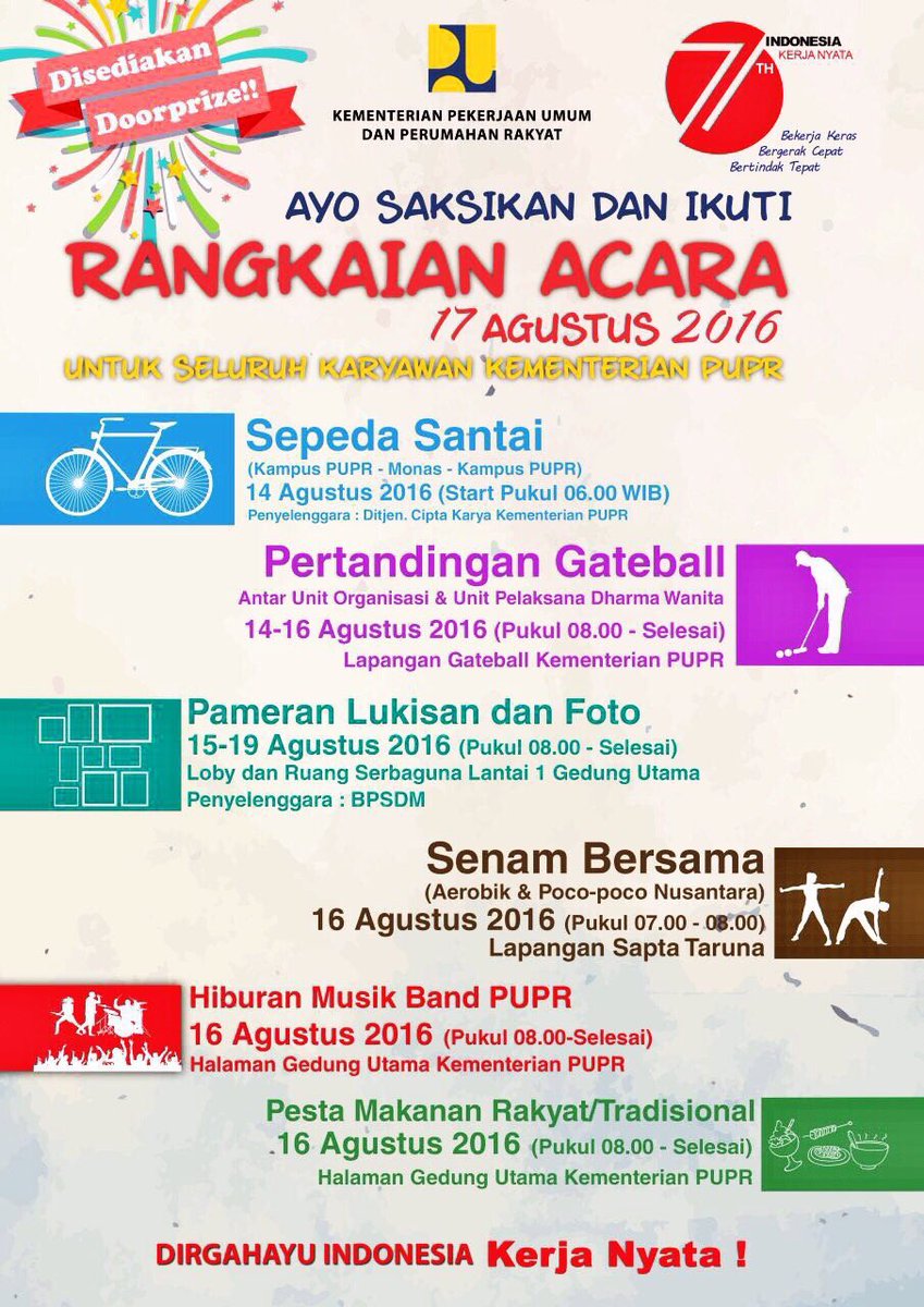 pu_bpsdm's tweet photo. Pameran ini diadakan di Lobby Gedung @KemenPU yang merupakan rangkaian acara dalam rangka HUT RI ke-71. #BPSDM17an https://t.co/BuOmcfjYM8