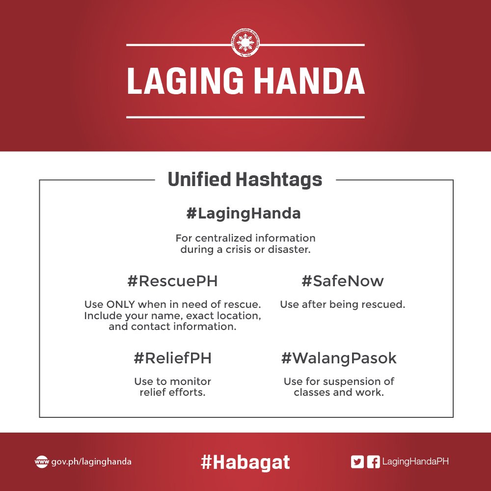 LagingHandaPH's tweet image. Remember these hashtags para mas maging #LagingHanda.