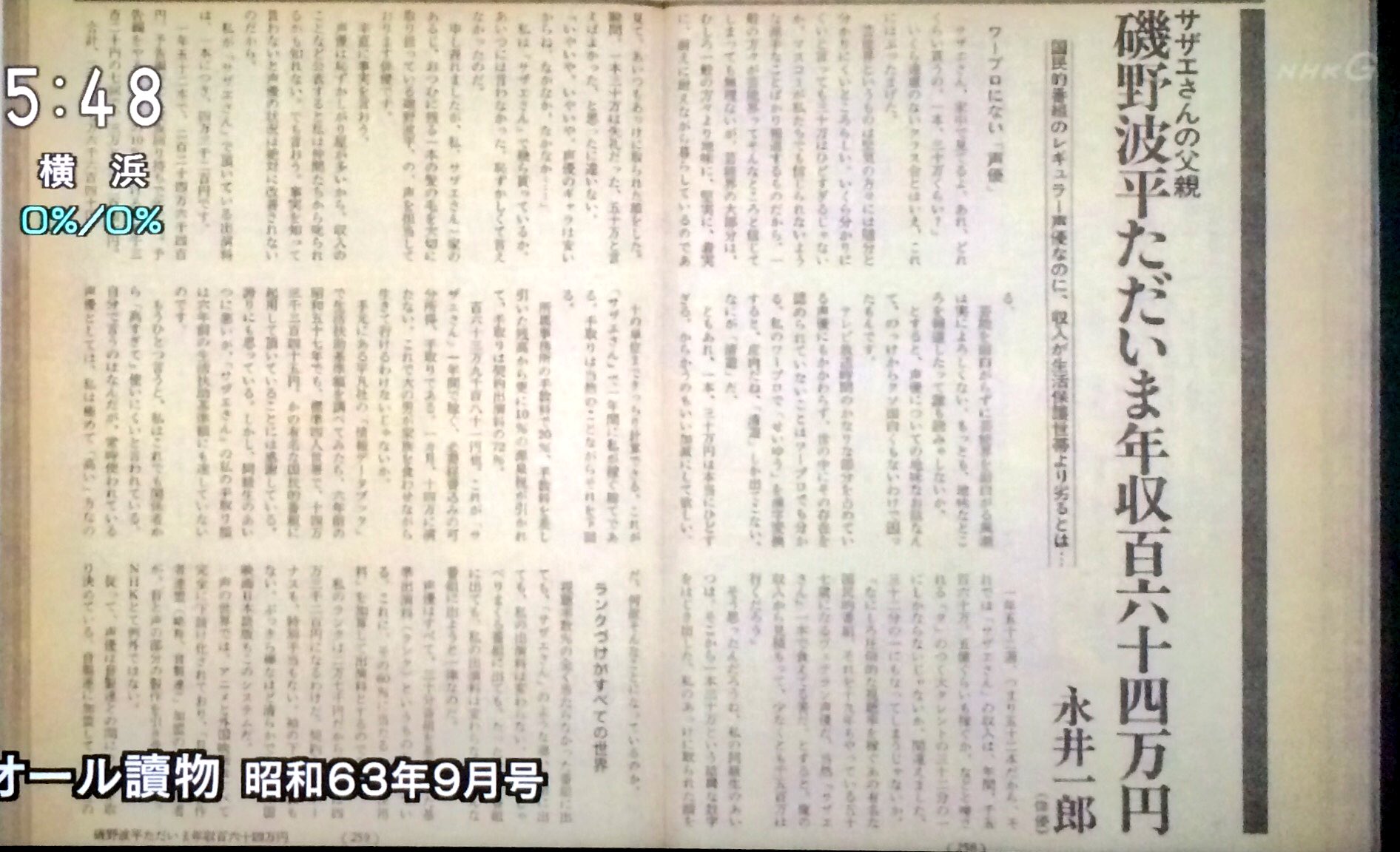 ミスターk على تويتر 声優の地位向上の為に先頭に立って闘ってきた永井 一郎さん 国民的アニメ サザエさん に出演していても およそ芸能人とは言えない収入 本当なら恥ずかしくて口外出来ないであろう年収を公表して苦境を訴えました Retoro Mode