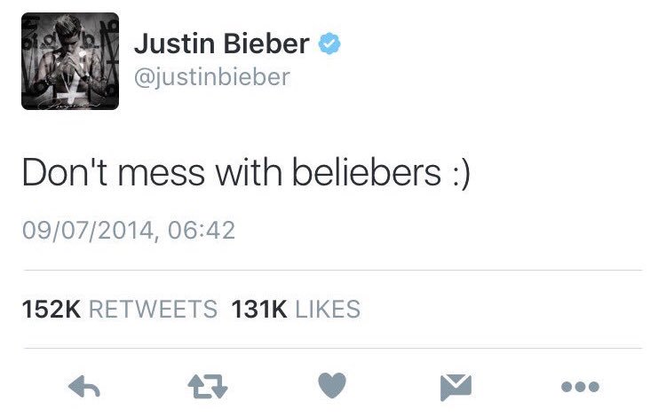 biebersgrills's tweet photo. Lol at u Justin #RIPBeliebers https://t.co/boUMqpZydH