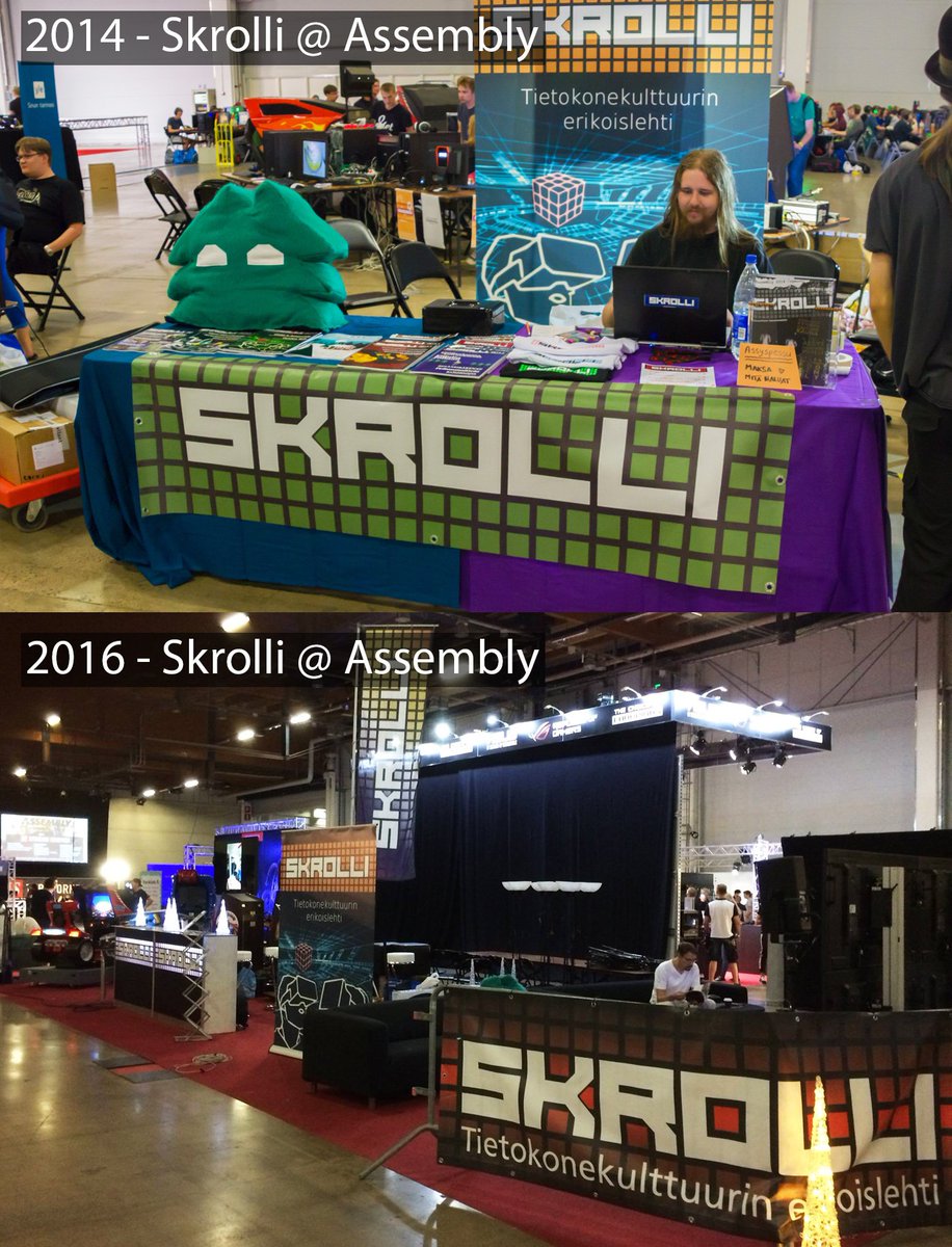 skrollilehti's tweet image. Evolution 2. #skrolli #asm2014 #asm2016 #asmparty @assemblyparty
