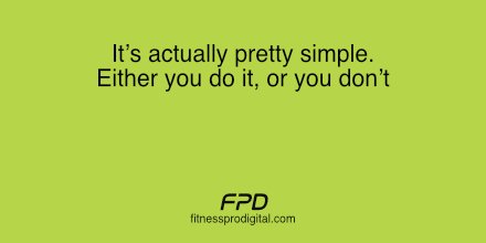 Fitness_Digital's tweet photo. Simple as that. #fitnessmarketing #fitnessbusiness #personaltrainers https://t.co/RUoimNqtQv