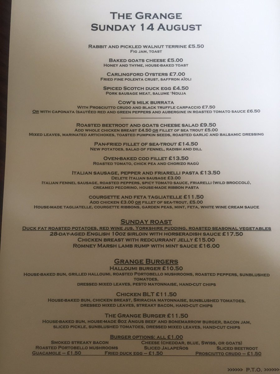 grangechef's tweet photo. Sunday lunch at the grange..... Yummy roasts @grange_pub @gialeese #itsneverjustone https://t.co/Uie3GI4os3