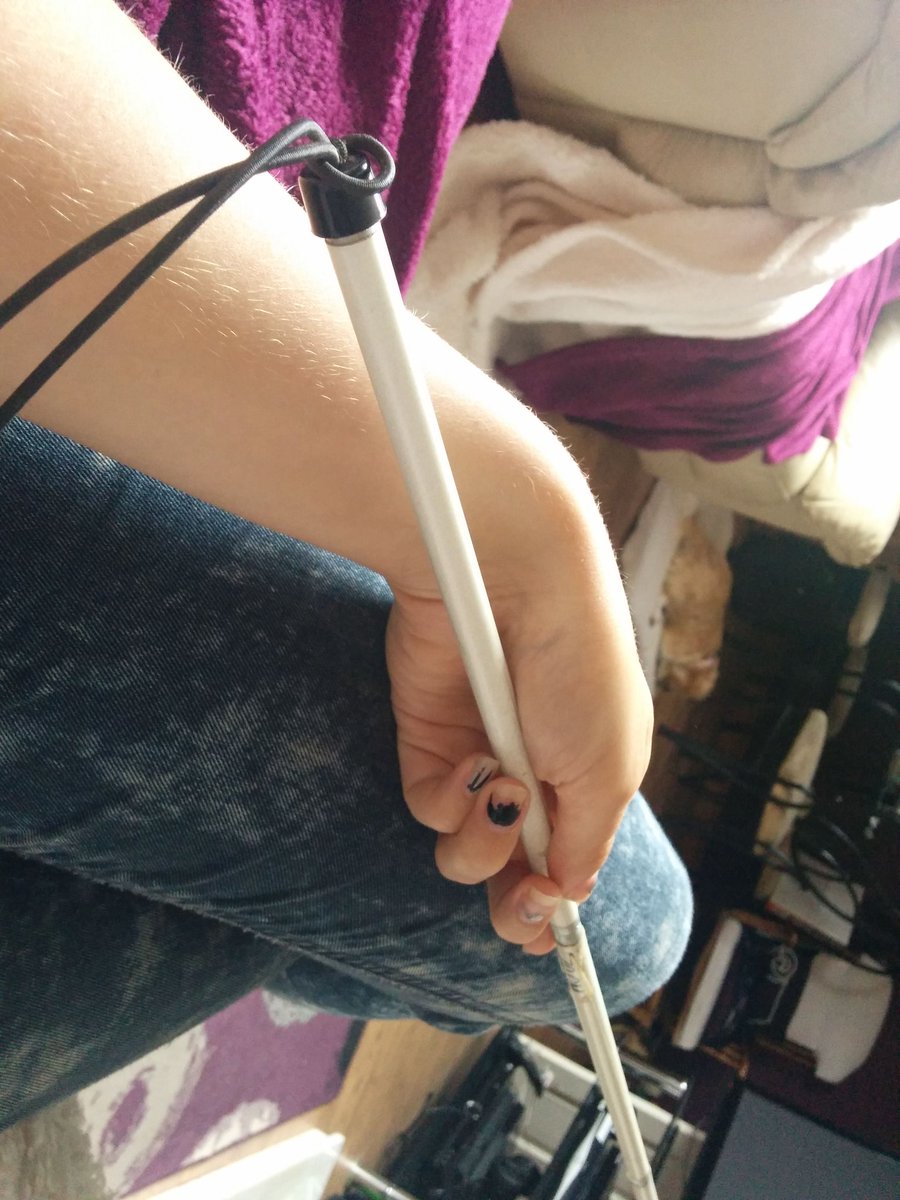 DemiMaieStudios's tweet photo. When @BeccaYeomans_SH has to teach me how to see.. Finally got a #symbolcane #nystagmus ๐ https://t.co/7wMsiRSVIp