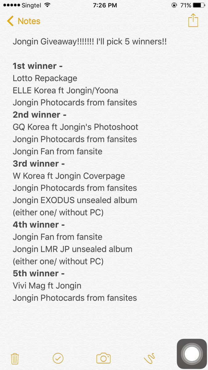 kimjonginbaby's tweet photo. [RT PLEASE] 
Jongin Giveaway!!!!! https://t.co/vtTMeTsby2
