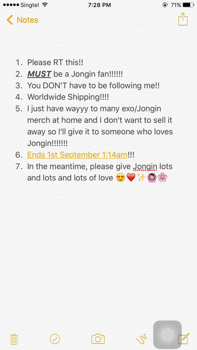 kimjonginbaby's tweet photo. [RT PLEASE] 
Jongin Giveaway!!!!! https://t.co/vtTMeTsby2