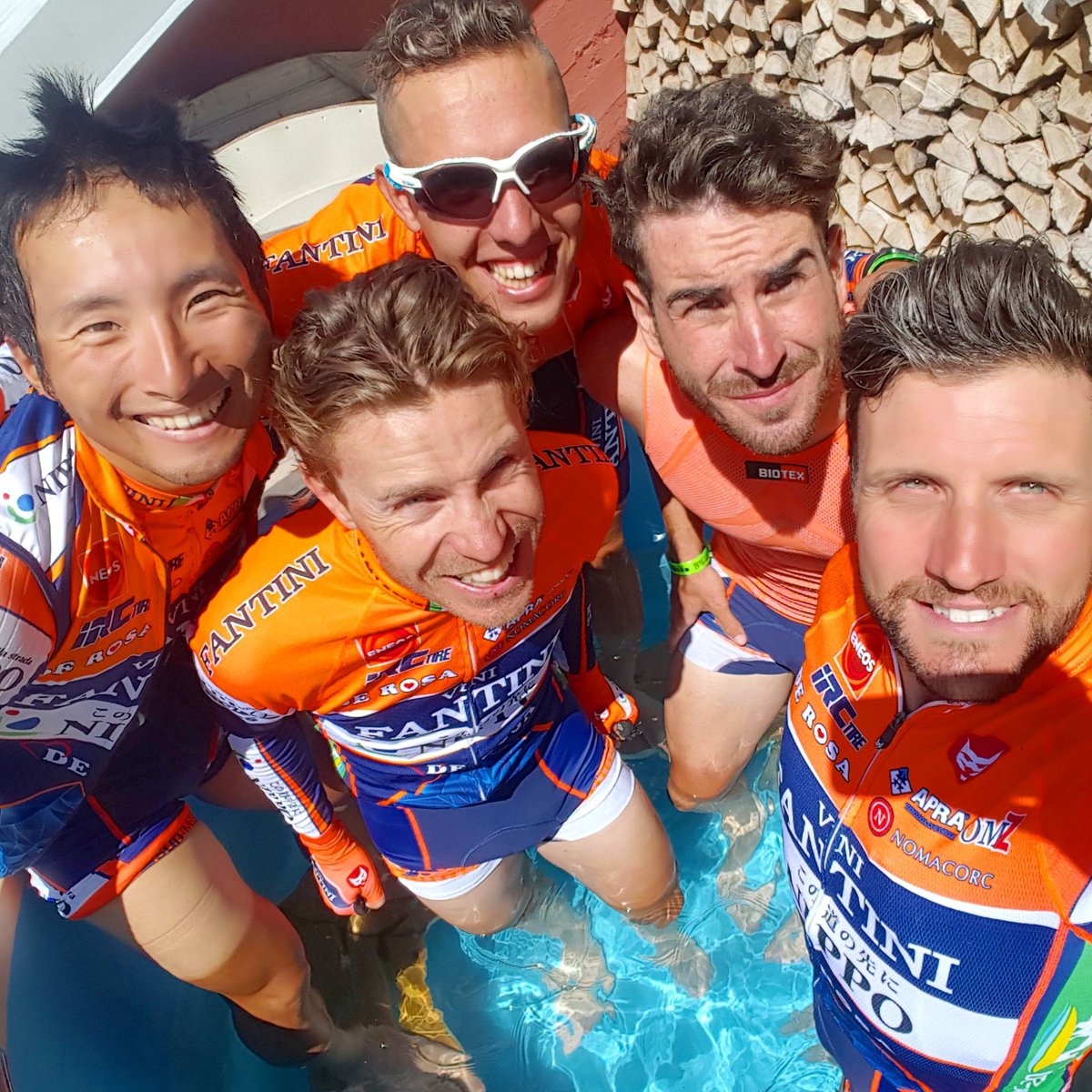 #crioterapia all'Alpen Villagge di Livigno. #orangeblue #mstina #biotex