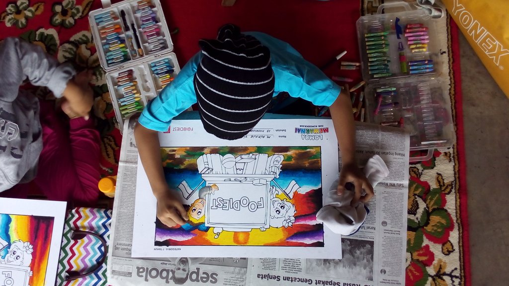 Lomba Mewarnai di Foodiest. #lombamewarnai