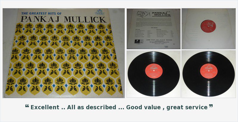 The Greatest Hits Of #PankajMullick - BID NOW - #LP #Vinyl #Record #Bollywood #Hindi #Indian ebay.co.uk/itm/2821306978…