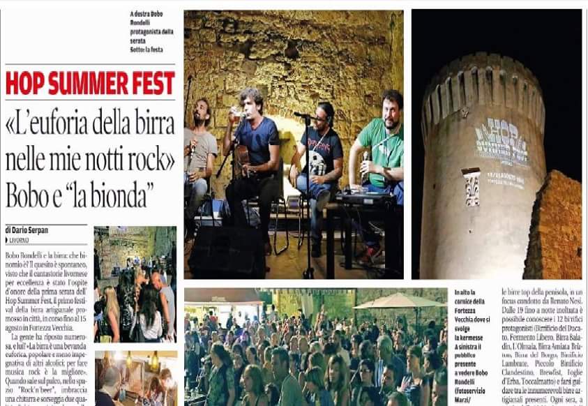 Sì parla di noi. Ancora :-) 
#sempresulavia #hopsummerfest #birraartigianale #livorno